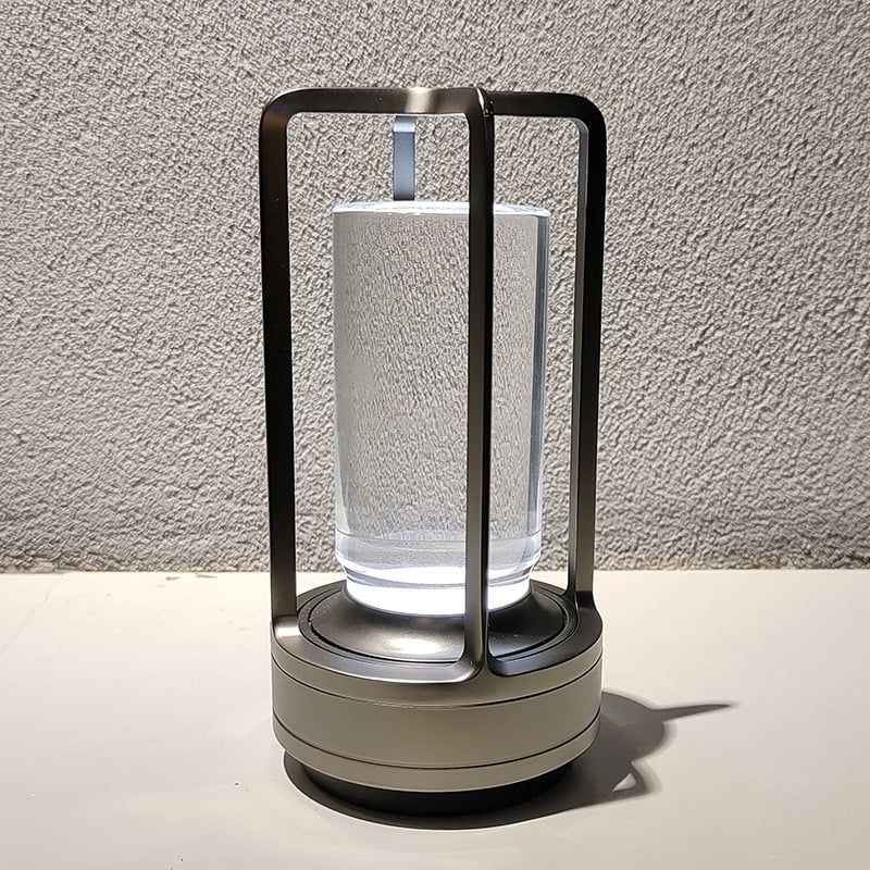 Ambient Lantern Cordless Crystal Table Lamp