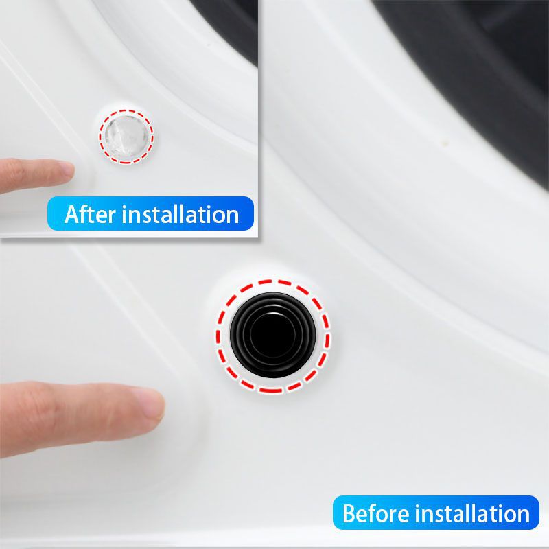 Anti-vibration stickers for car doors