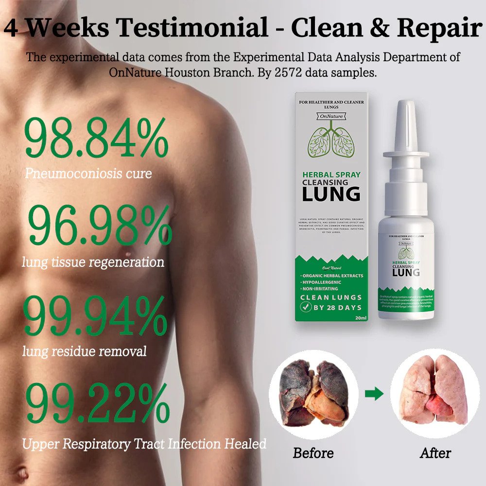 BREATHE-RIGHT: ORGANIC HERBAL LUNG CLEANSE & REPAIR RESPIRATORY NASAL SPRAY PRO