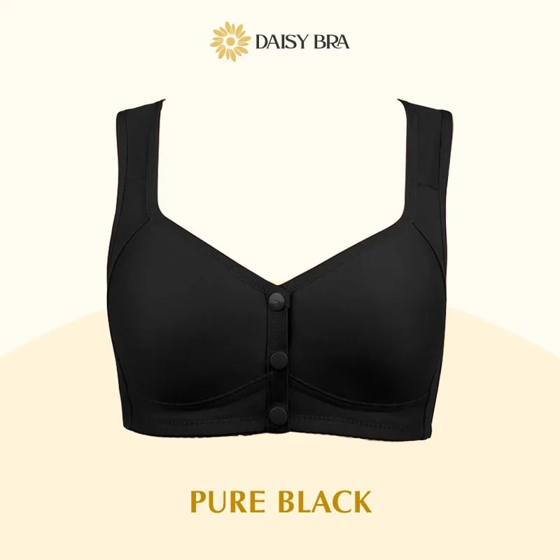 Crosmicopic Daisy Bra - Last Day Promotion 80% - Comfortable & Convenient Front Button Bra