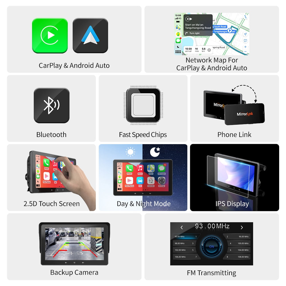 DriveSync Plus | TouchScreen CarPlay/Android Auto