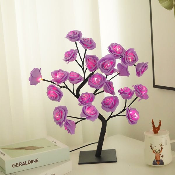 Forever Rose Tree Lamp