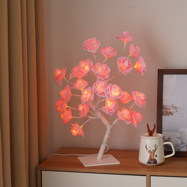 Forever Rose Tree Lamp