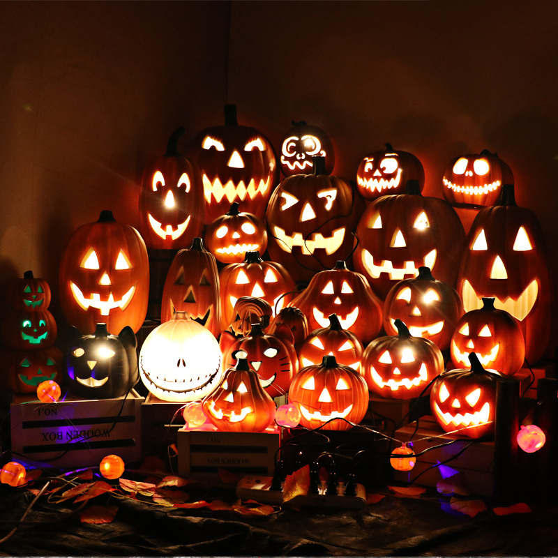 HALLOWEEN TALKING MUSIC PUMPKIN LIGHTING