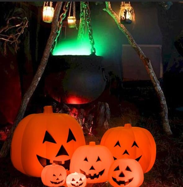 HALLOWEEN TALKING MUSIC PUMPKIN LIGHTING