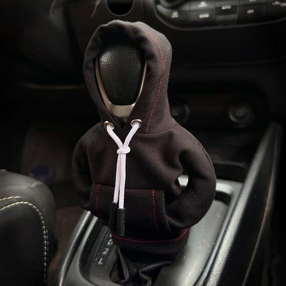 Hoodie Car Gear Shift Cover