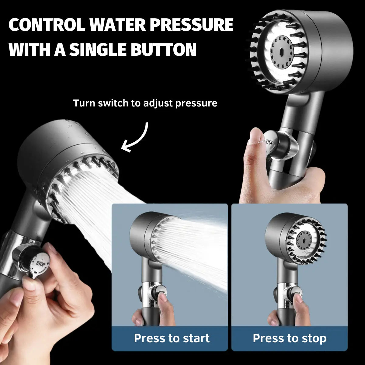 HydroPure - High Pressure Filtered Shower Head