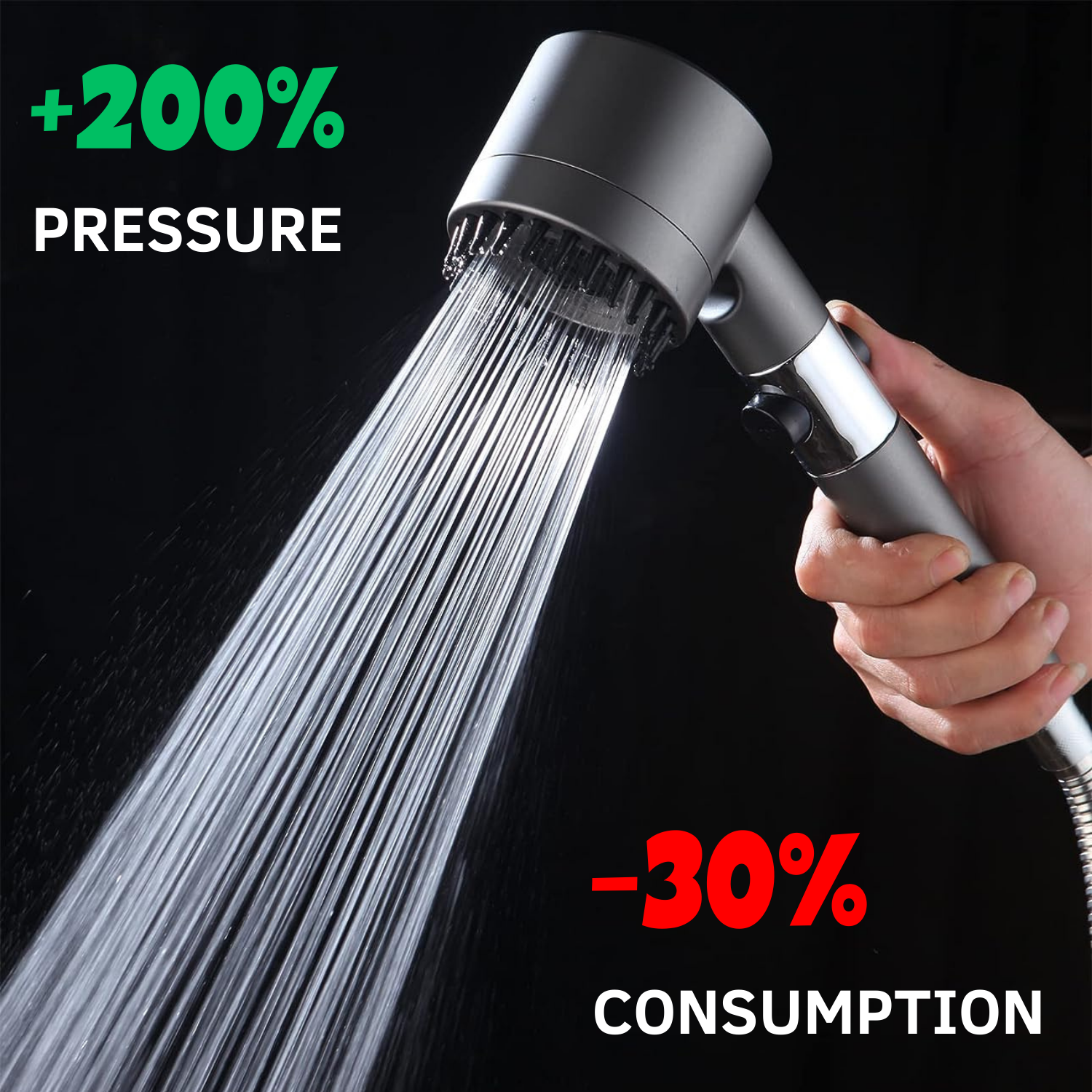 HydroPure - High Pressure Filtered Shower Head