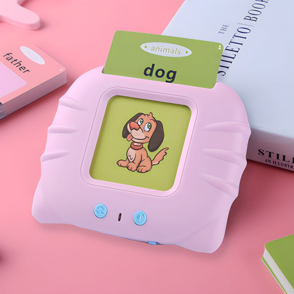 Kiddo lingo Kids Early Learning Flashcards - Audible Reading Device + 112 Cards