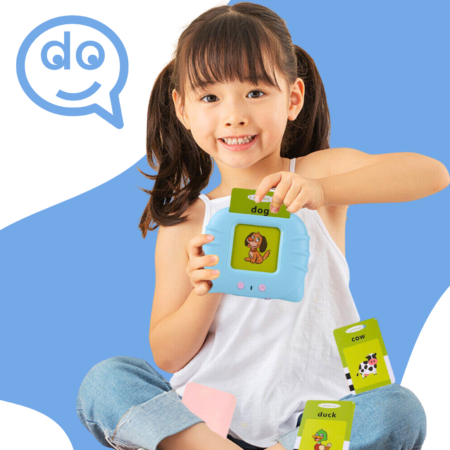 Kids Early Learning Flashcards - Audible Reading Device + 112 Cards