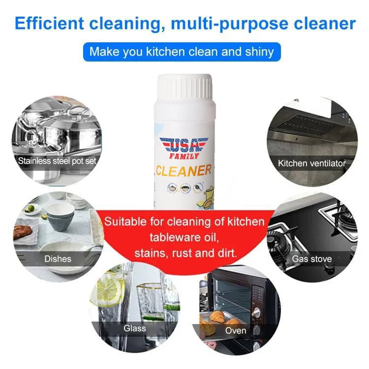 LAST DAY - 50%OFF - Foam rust remover kitchen all-purpose cleaning powder