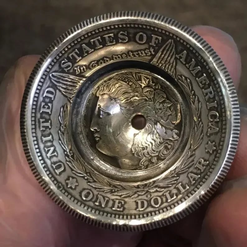 Last day 49% OFF - Morgan Silver Dollar - Lucky Bell