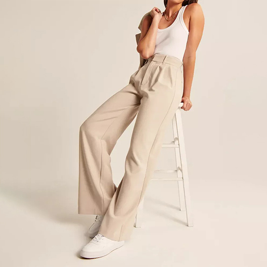 Last Day 49%OFF - HIGH WAIST TAILORED WIDE LEG PANTS