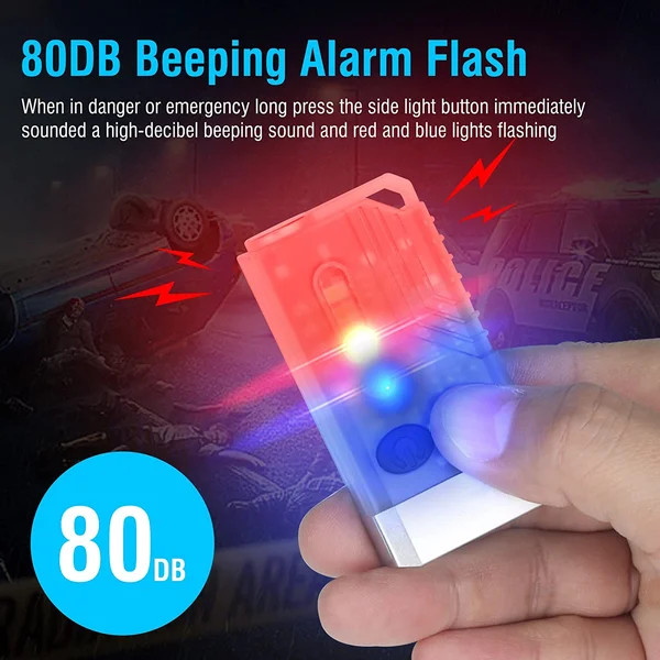 LAST DAY 59% OFF - Small Powerful EDC Flashlight with Red UV Blue Light - Super Bright 1000 Lumens