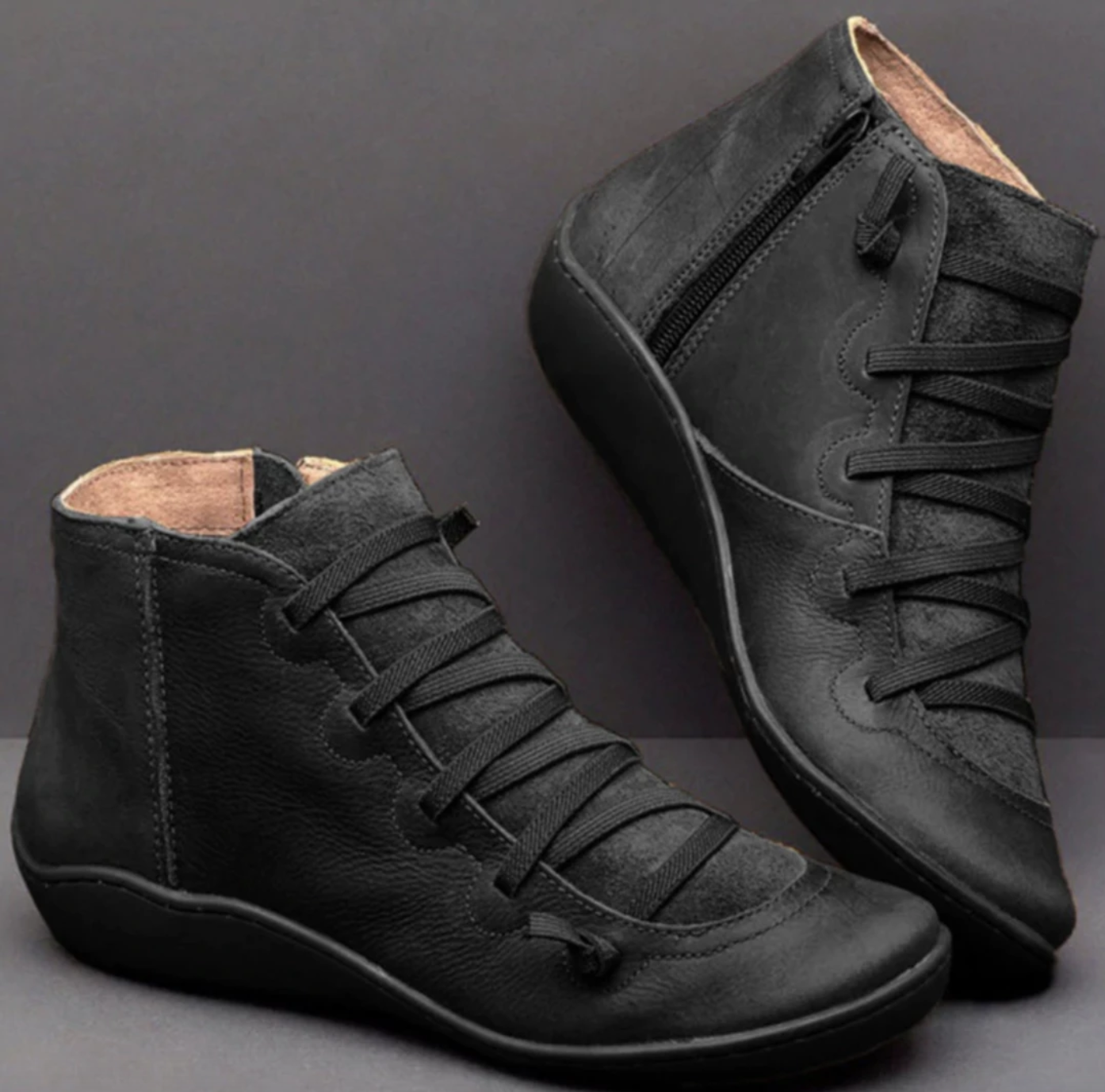 Last Day Promotion 50% OFF - Comfortable Leather Arch Support Boots