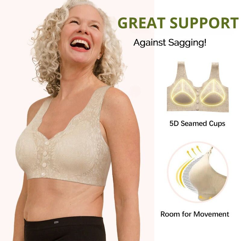 LAST DAY SALE 60% - Zero Feel Lace Full Coverage Front Closure Bra