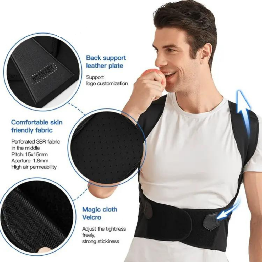 Last Day SALE OFF 50% – ADJUSTABLE BACK POSTURE BELT