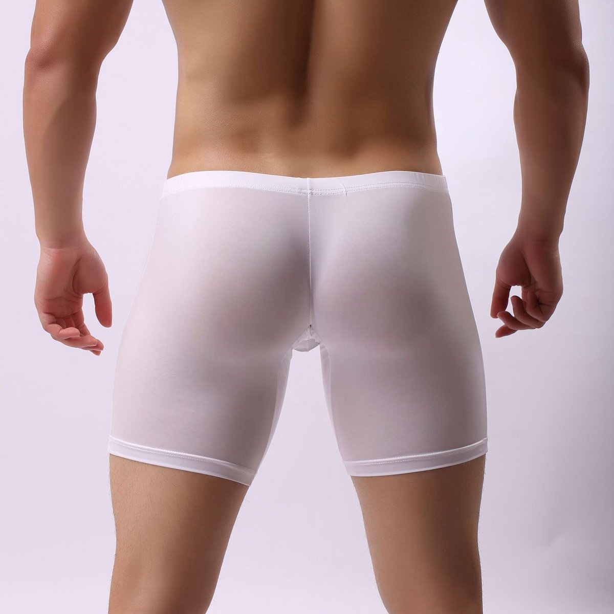 Men’s Boxer Briefs Breathable Ice Silk Sports-Inspired Underwear