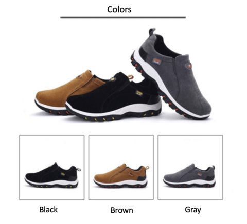 Men's Orthopedic Walking Shoes, Comfortable Anti-slip Sneakers