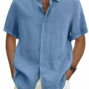 Natural Dyeing Short Sleeves Shirt