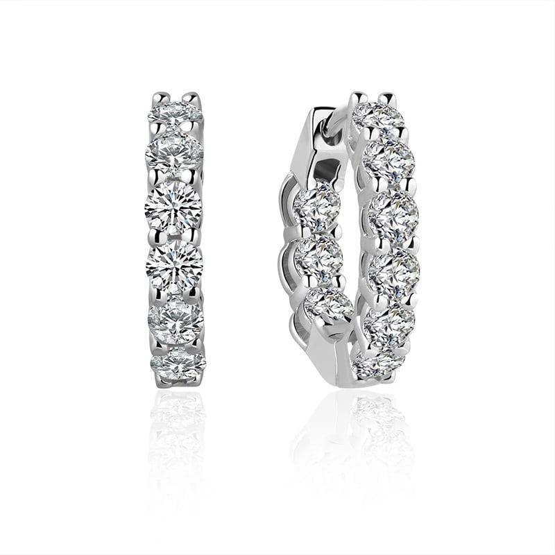 New Product Promotion 50% Off - 925 Silver Moissanite Earrings