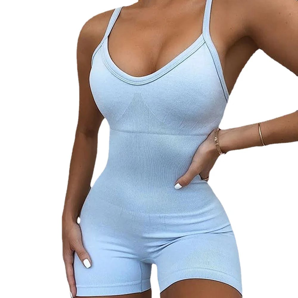 SEAMLESS TUMMY CONTROL ROMPER