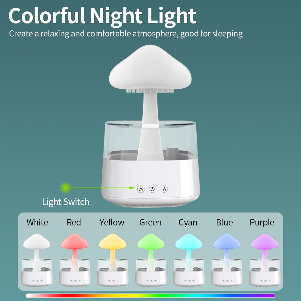 Snuggling Cloud - Gloomy Rain Cloud Humidifier