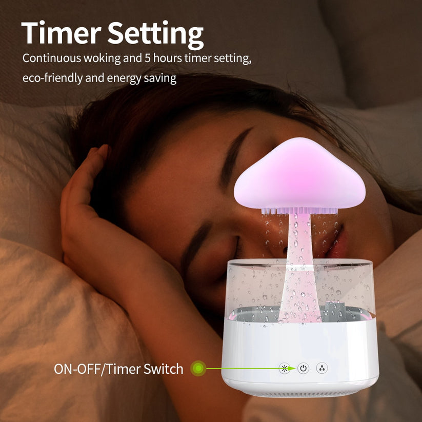 Snuggling Cloud - Gloomy Rain Cloud Humidifier