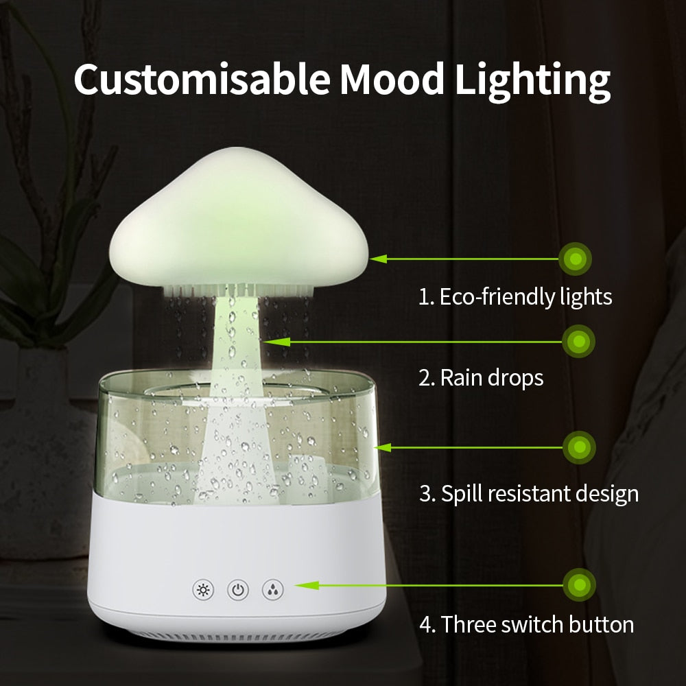 Snuggling Cloud - Gloomy Rain Cloud Humidifier