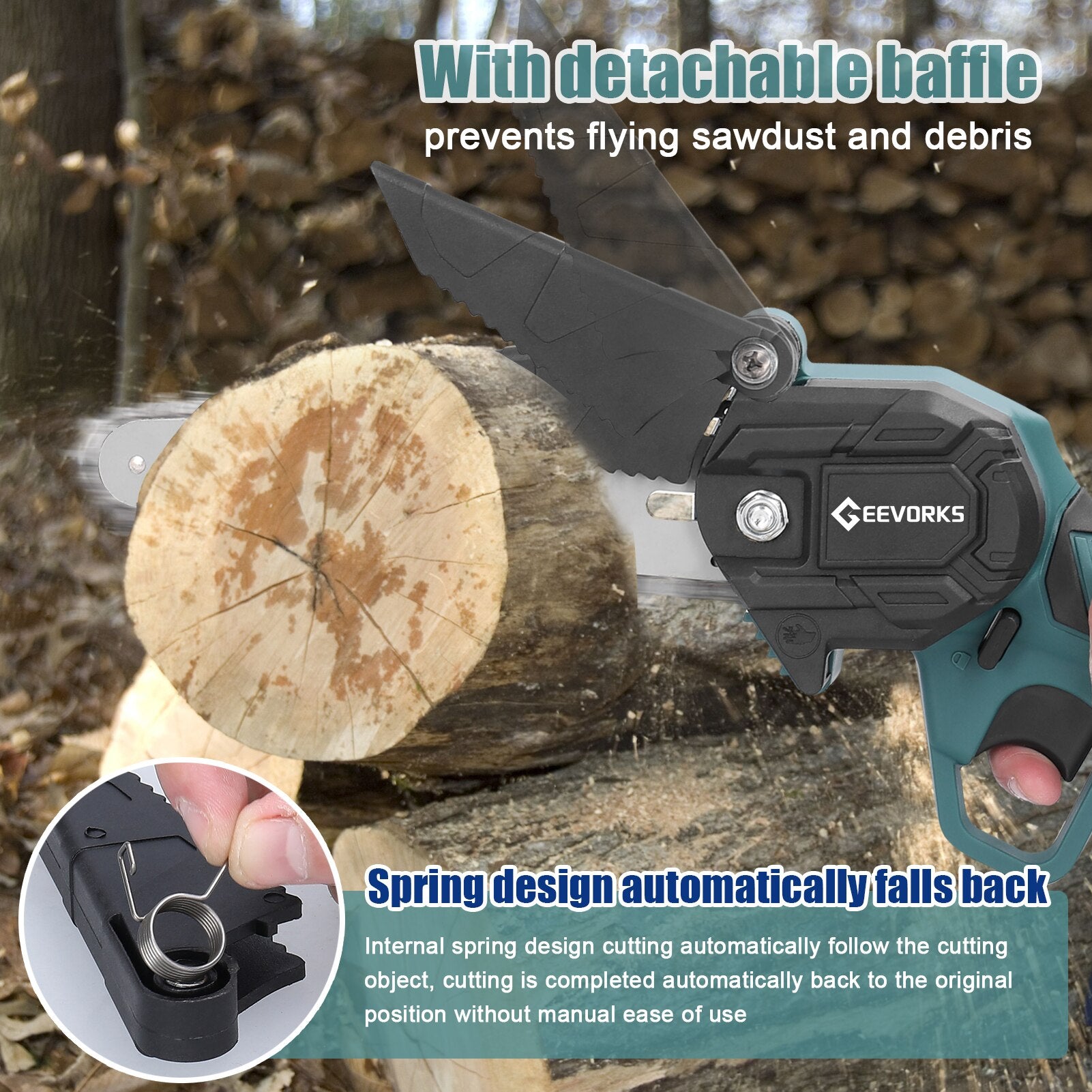 Solution4You Cordless Electric Chainsaw