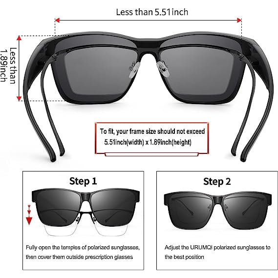 Universal models of myopic sunglasses - UV400 protective lenses