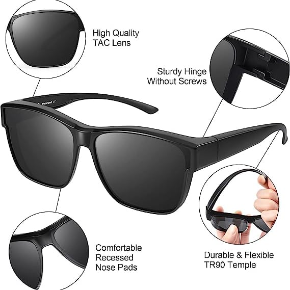 Universal models of myopic sunglasses - UV400 protective lenses