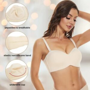 Vente du dernier jour 49% - Soutien-gorge bandeau à bretelles détachables Promotion GRANDE TAILLE