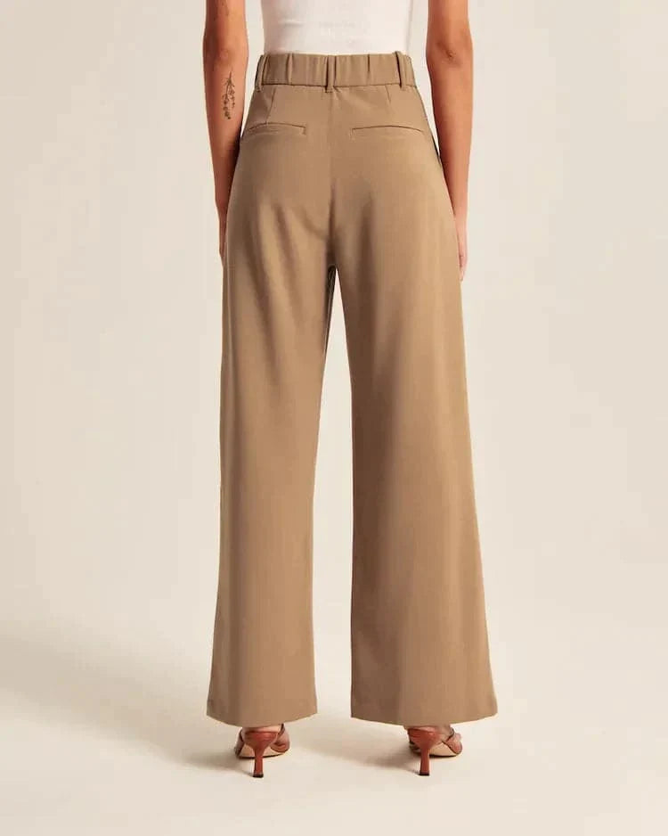 Wide Leg Tailored Pants