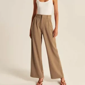 Wide Leg Tailored Pants