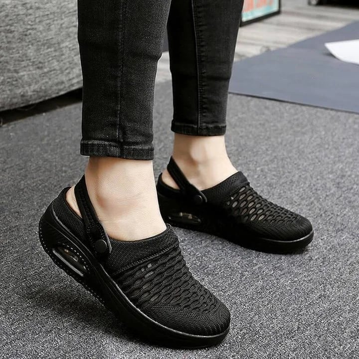 Women Walking Shoes Air Cushion Slip-On Shoes