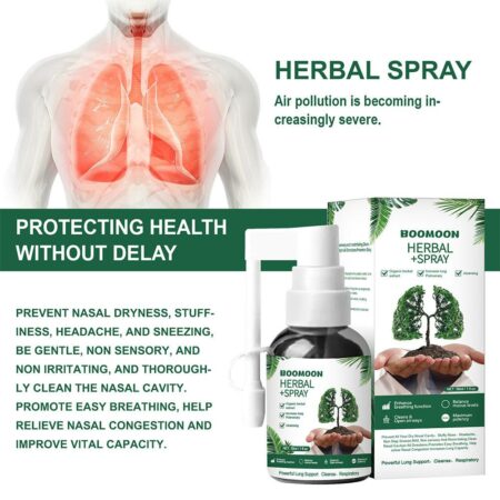 Herbal Lung Cleanse Mist - Powerful Lung Support, Cleanse & Breathe - Herbal Mist