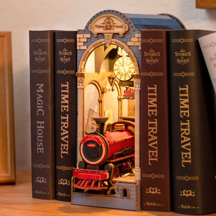 Book Nooks DIY 3D Wooden Puzzle