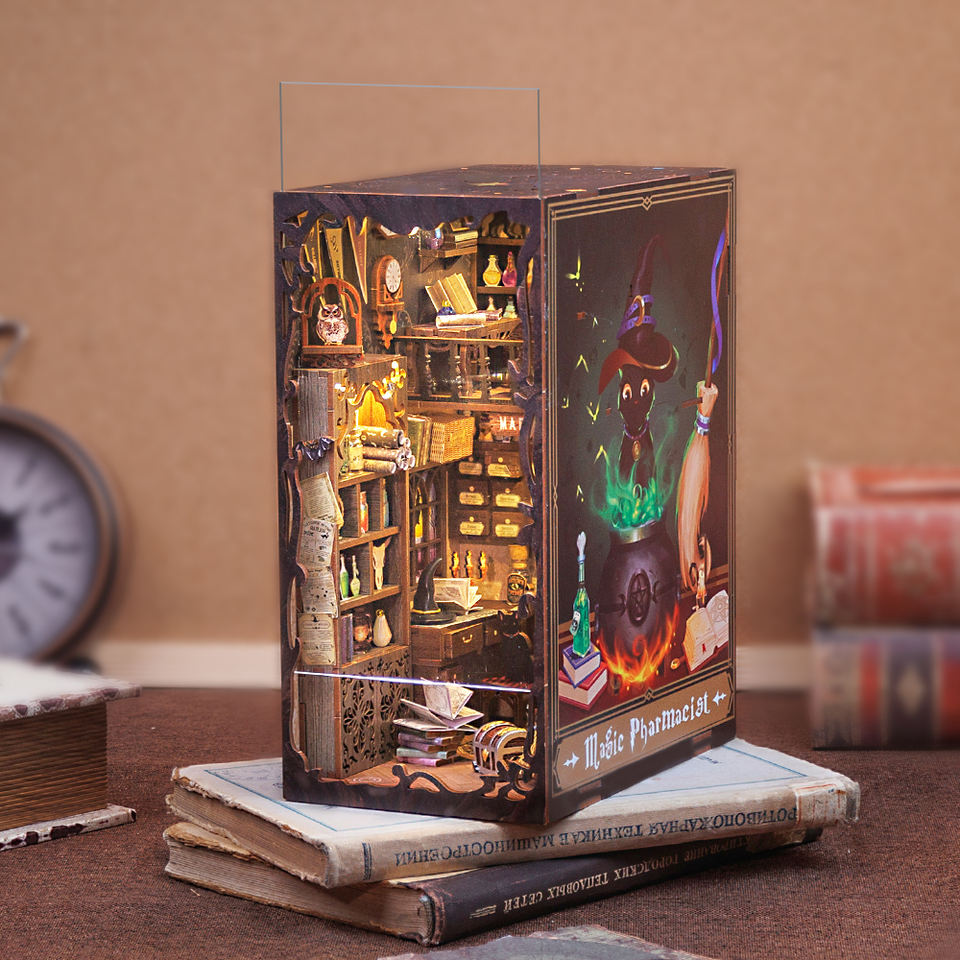 Book Nooks DIY 3D Wooden Puzzle