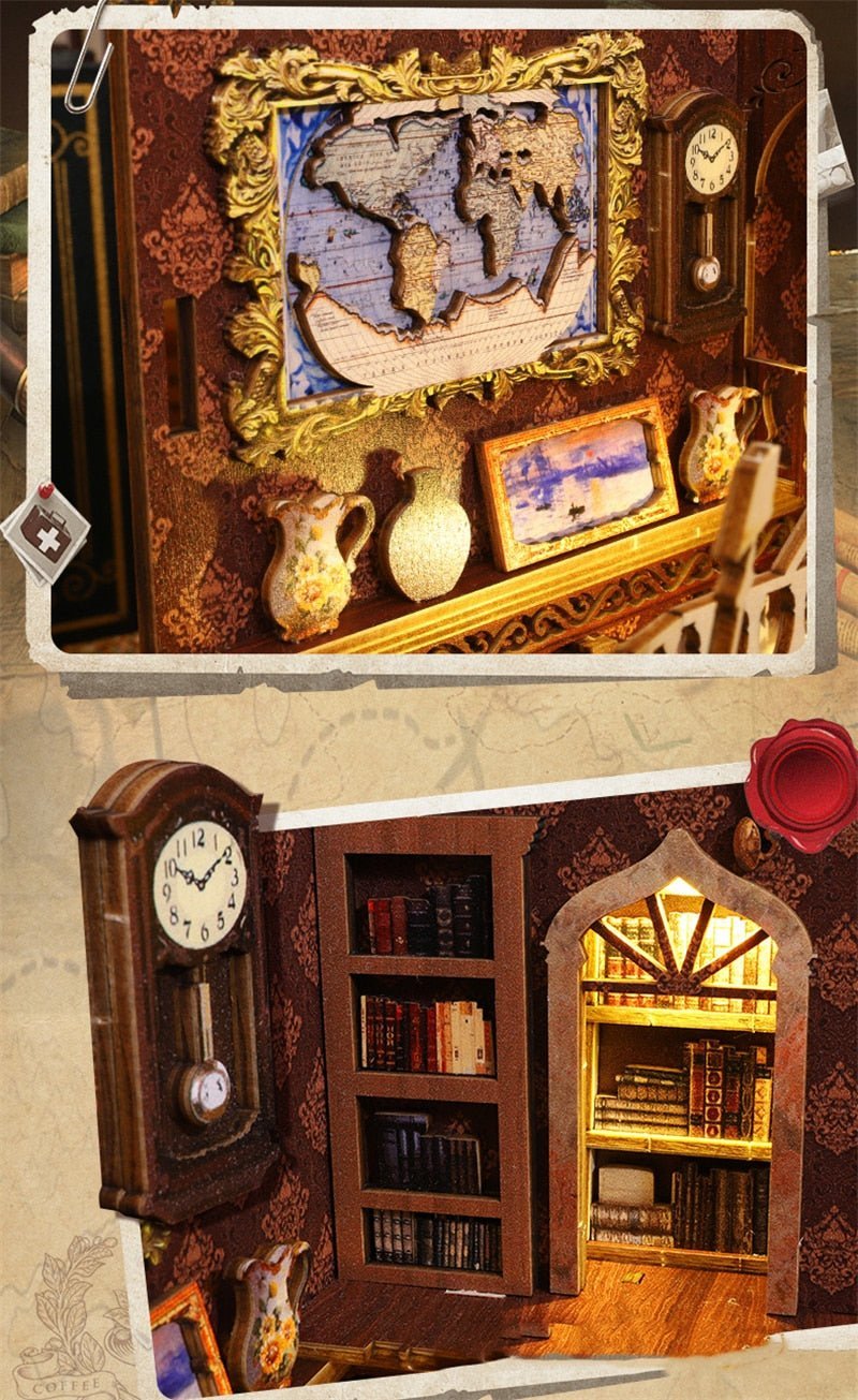 Book Nooks DIY 3D Wooden Puzzle