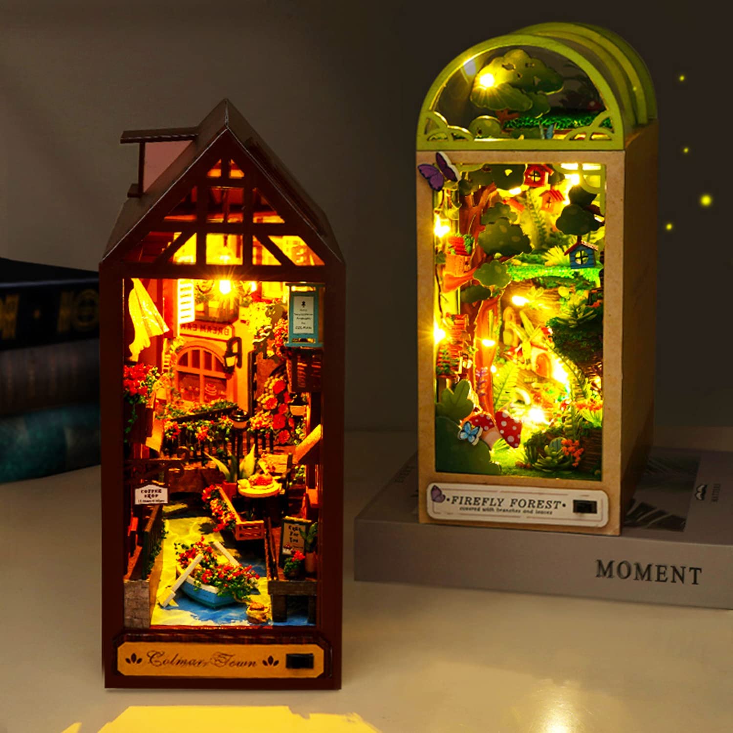 Book Nooks DIY 3D Wooden Puzzle