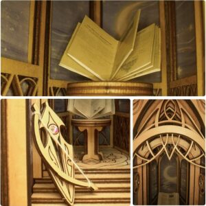 Book Nooks DIY 3D Wooden Puzzle