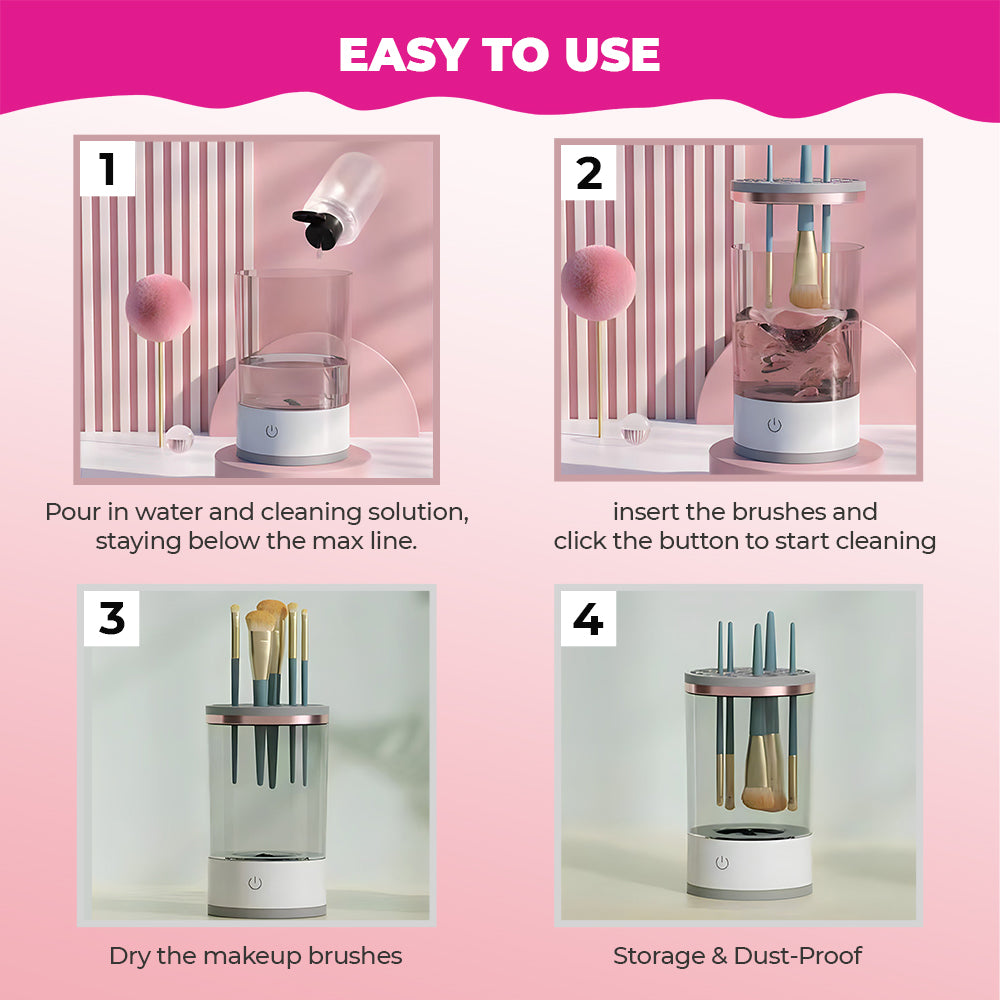 Bristlefy Electric Makeup Brush Cleaner