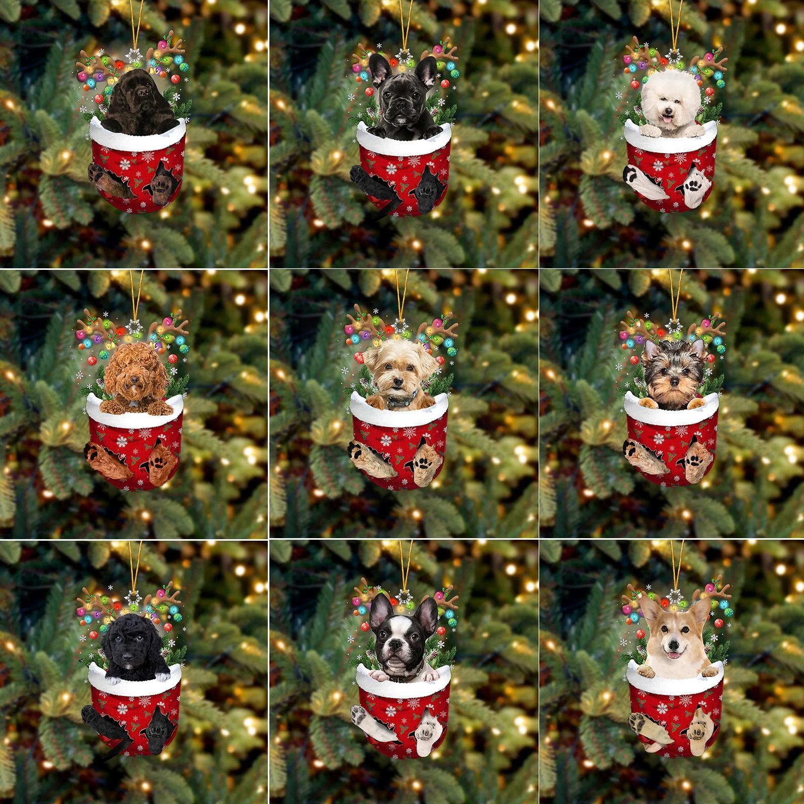 Christmas Dogs Ornaments