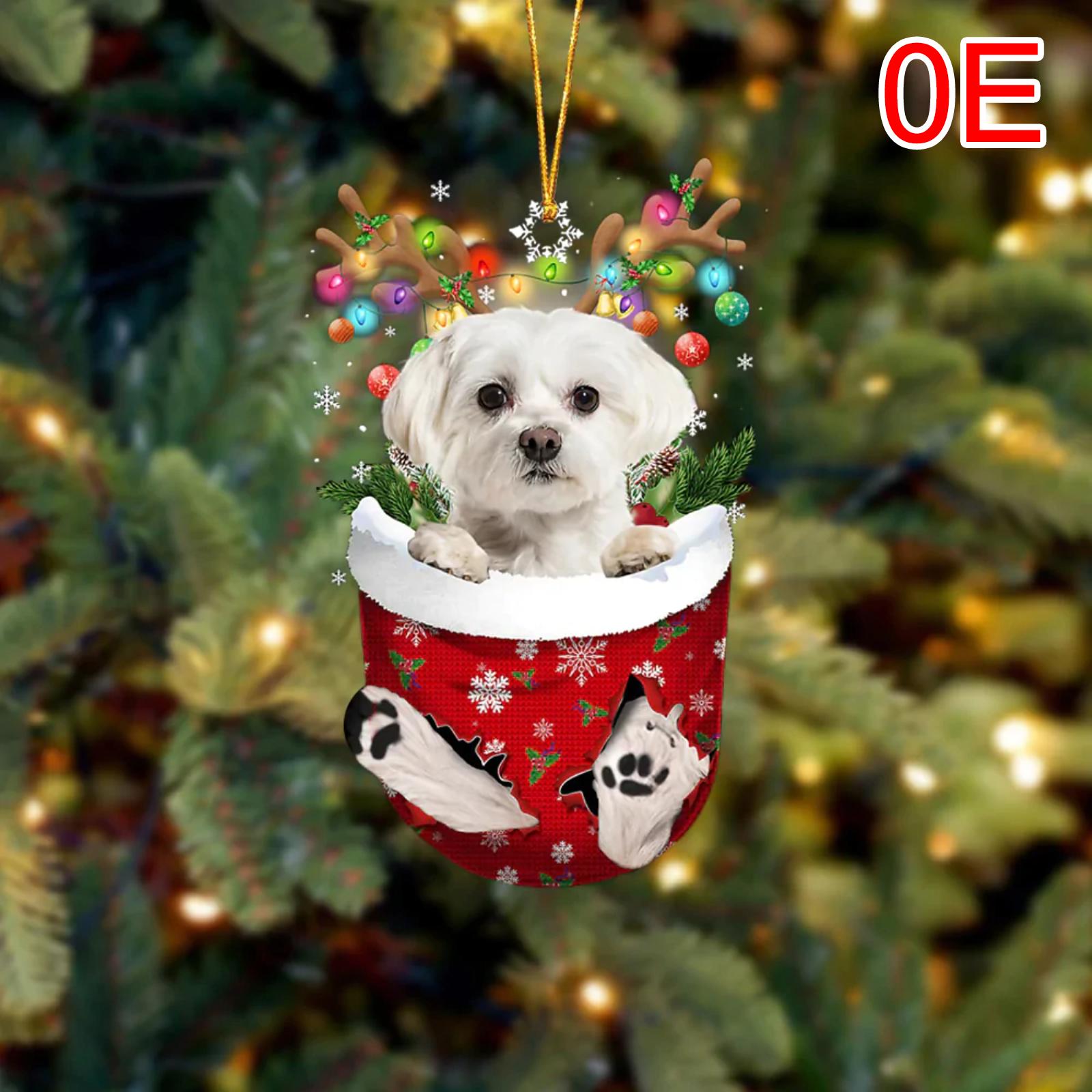 Christmas Dogs Ornaments