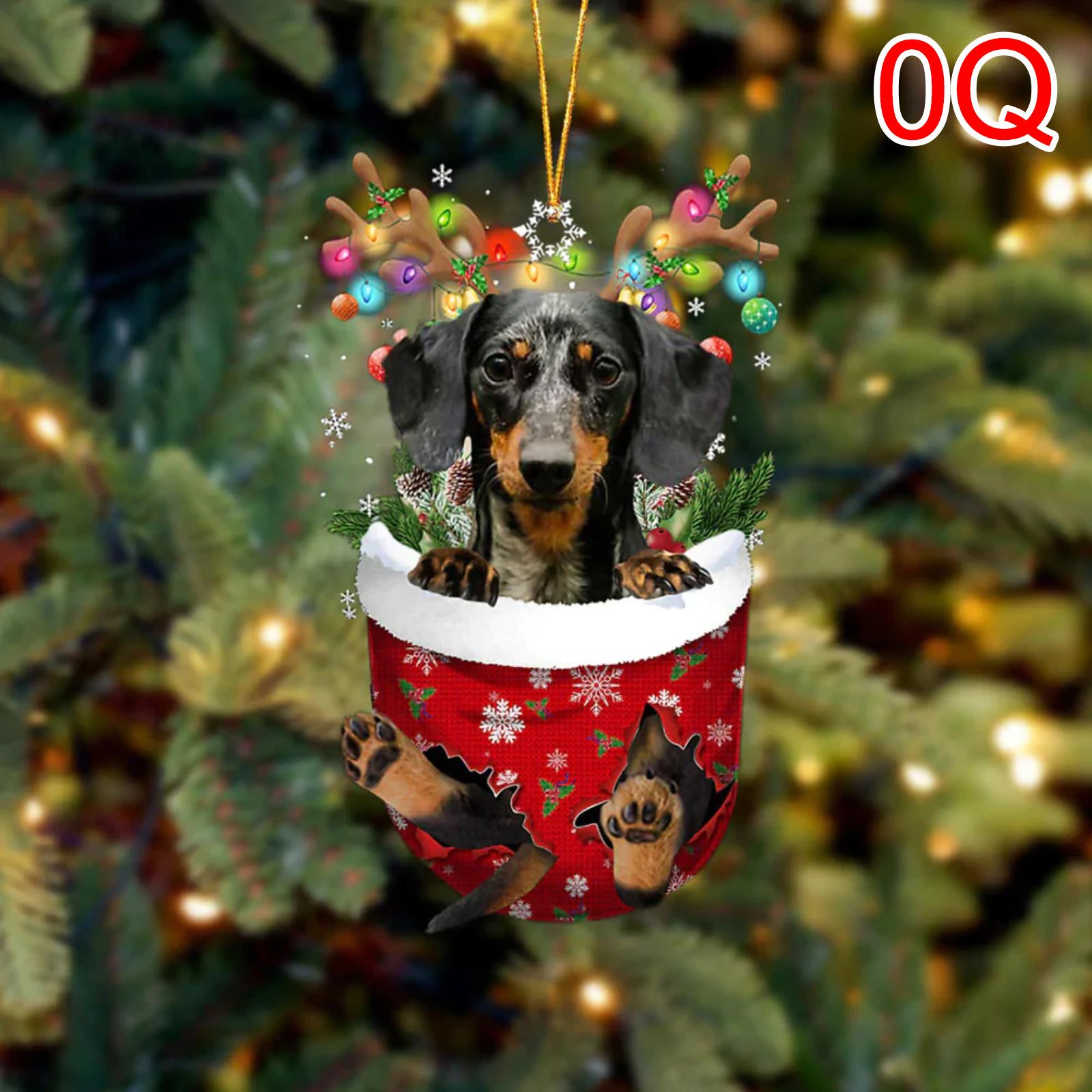 Christmas Dogs Ornaments