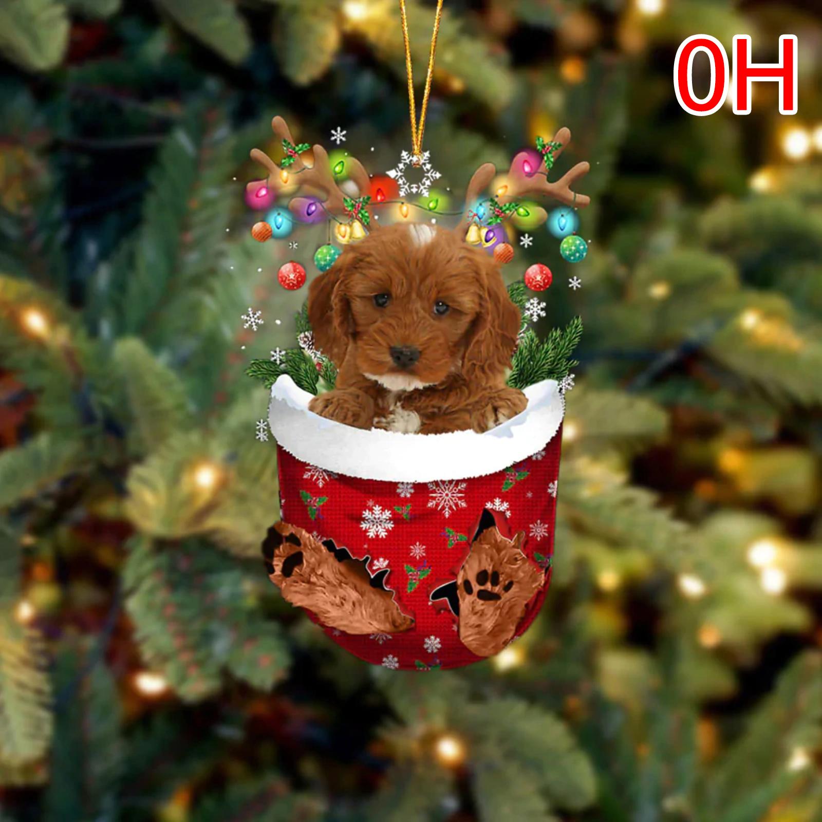 Christmas Dogs Ornaments