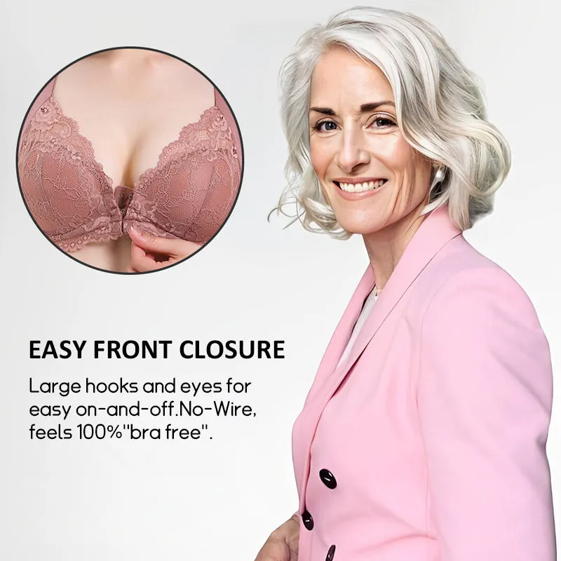 ELIZABETH FRONT CLOSURE '5D' SHAPING WIRELESS BEAUTY BACK BRA(BUY 1 GET 2 FREE)(3 PACK)