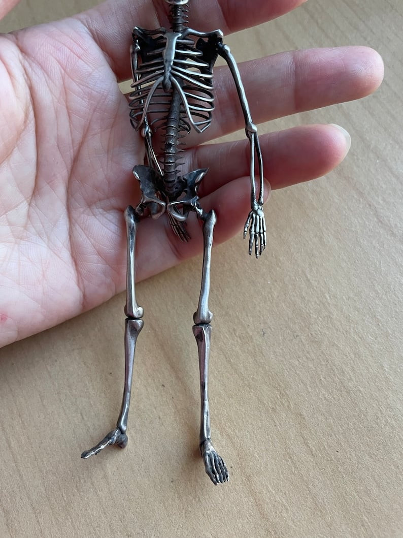 Handmade Full Body Skeleton Pendant - BEST HALLOWEEN GIFT