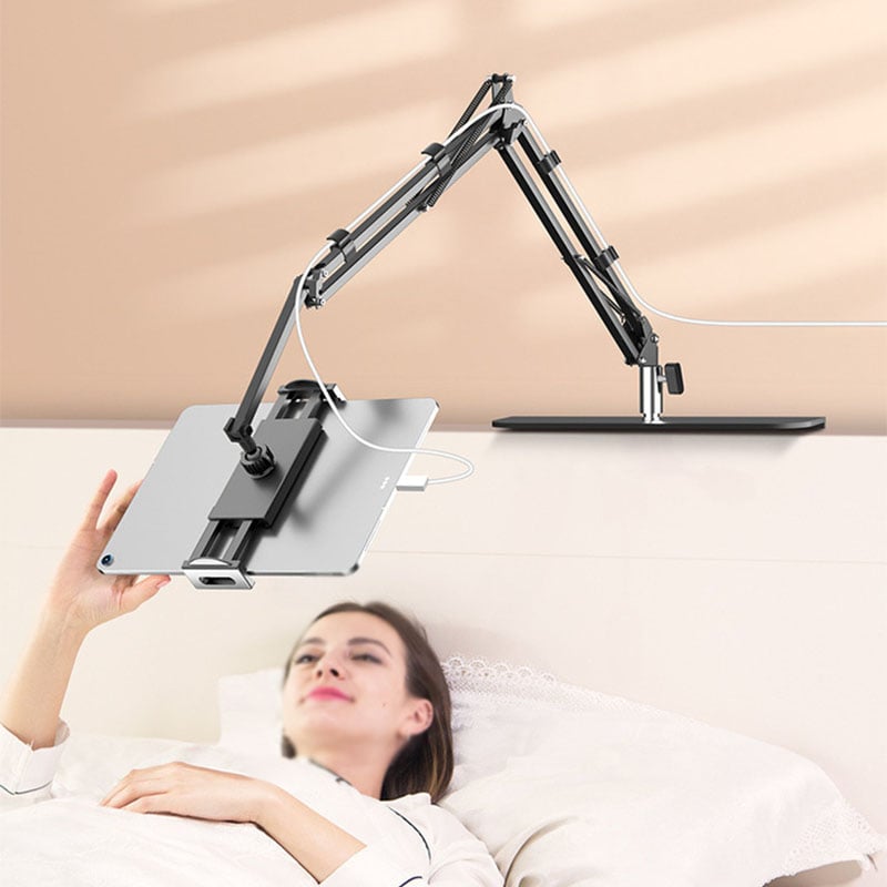 Hidden Retractable Bedside Phone Tablet Holder